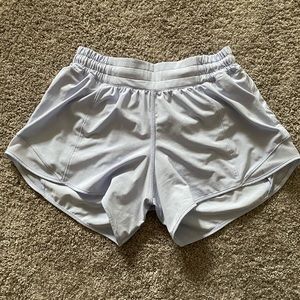 Light purple lululemon shorts